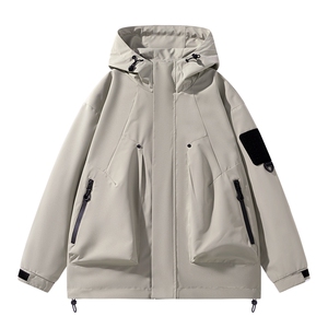 春季现货户外夹克男冲锋衣外套DSA157B-J111-P60图片