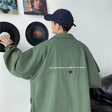 25春季新款工装韩版潮流复古男女夹克外套上衣JK52/P30，男装夹克，星座202