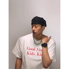 纯棉260g夏季纯棉短袖t恤女情侣装半袖美式版联名潮牌上衣ins，男装T恤，星座516A