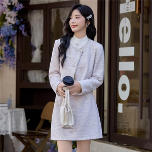 现货！！！小香风短裙套装女2025新款气质富家千金套装裙图片