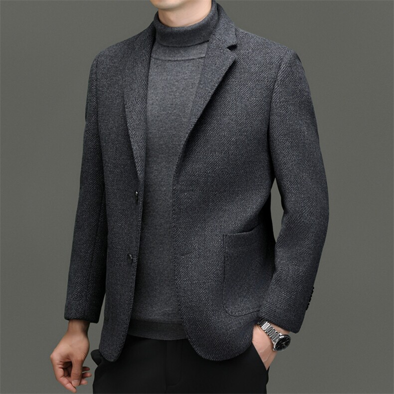 M11202-6钱塘2020-3商务休闲简约新款秋冬季中年男士西服P215,男装西服,钱塘207-3