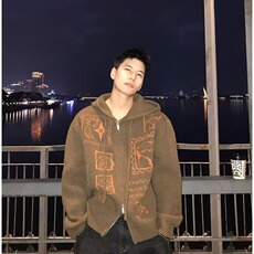 【005】连帽双开拉链图案提花设计针织保暖毛衣A079-M247-P67，男装针织衫/毛衣，电商A079