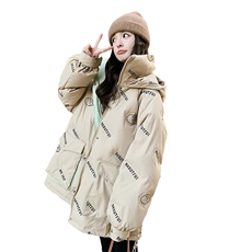 现货款字母印花羽绒服2C110-H8690-P255-K378，女装羽绒服，2C110
