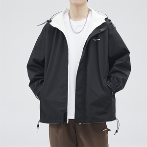 新款现货户外双面穿立领夹克男 冲锋衣外套JK902 -P80图片