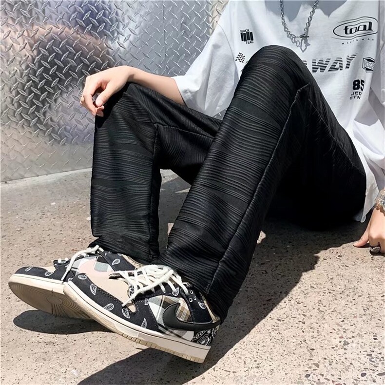 运动裤长裤高腰微弹时尚潮牌宽松型男休闲裤B420P32,男装休闲裤,星座1116-2