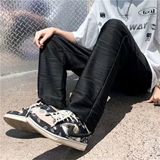 运动裤长裤高腰微弹时尚潮牌宽松型男休闲裤B420P32，男装休闲裤，星座1116-2