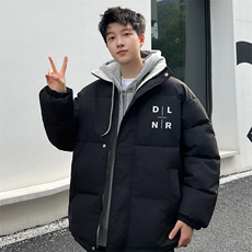 ！2023冬季新款男士立领棉衣简约字母印花棉服外套MY122P70，男装棉衣，电商B220