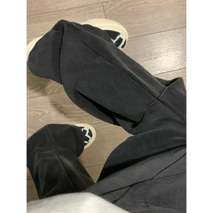 【有货】cleanfit灰色褶皱卫裤男潮牌痞帅炸街裤子X812LL-特P58图片