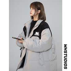 中性风23冬季时尚百搭卡通印花棉服外套TPMY64301特批P85控138，男装棉衣，电商A268