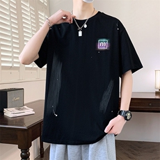 夏季男短袖t恤高品质多工艺发泡印大码T恤衫HF8522-P34，男装T恤，星座1206（原A206）