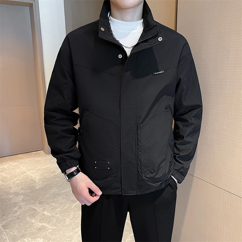 春季夹克上衣男士外套简约轻熟风褂子JK8402-P90,男装夹克,星座1012-1