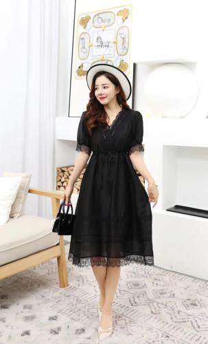 天丝提花连衣裙，女装连衣裙，天使公主