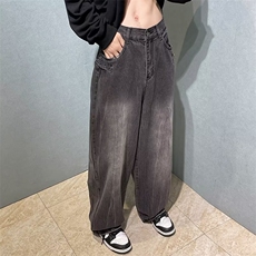 美式vibe老爹牛仔裤男士直筒宽松潮牌街头N8121P46，男装牛仔裤，星座1116-2