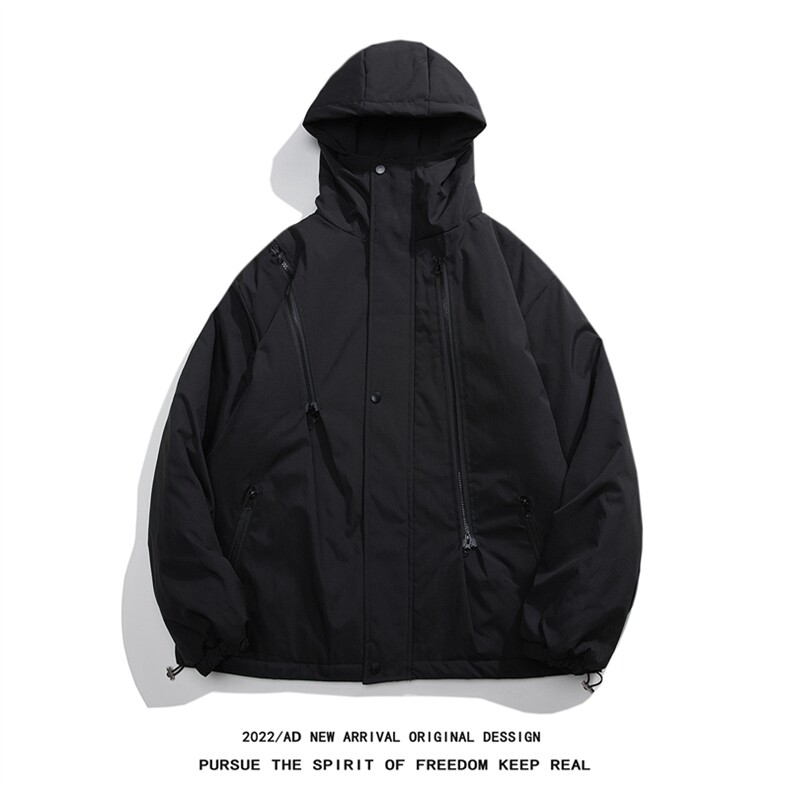 MY6160/P85冬装白底平铺棉衣男防风防水冲锋衣棉服棉袄大码外套,男装棉衣,电商A141