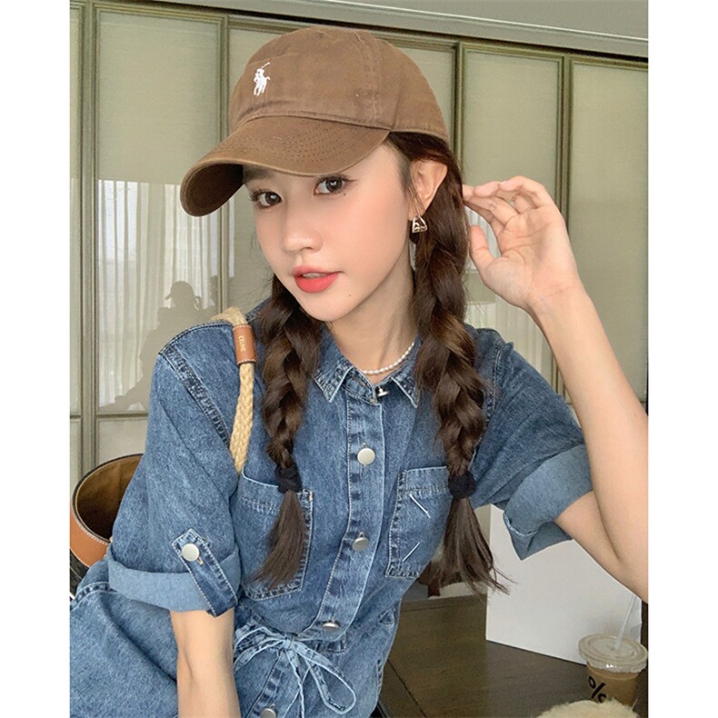 【现货】2025夏新中长款牛仔衬衫领连衣裙2C037088P,女装连衣裙,2C037