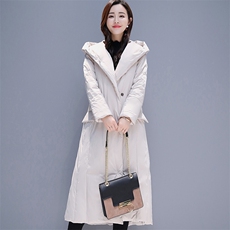 纯色中长款修身长袖时尚保暖2020冬季通勤棉衣棉服，女装棉衣/棉服，瑶迪依秀
