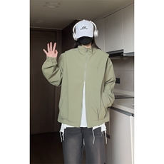切片抖音HN立领夹克酒红色防水外套冲锋衣J3061-P60，男装夹克，星座1213