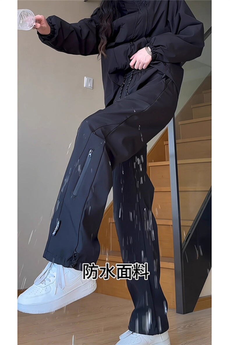 防风防水三合一冲锋裤男款美式加绒加厚防寒保暖滑雪工装裤子秋冬,男装棉衣,星座505-2（原电商A260-1)
