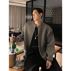 D683-P54潮流慵懒ins流行日系简约时尚新款铆钉开衫毛衣原宿，男装针织衫/毛衣，电商B323A