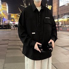 长袖衬衫男春季新款外套日系衬衣S2248P40，男装衬衫，星座1116-2