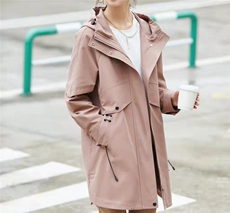 风衣，女装风衣，萱伊惠紫