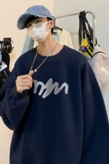 ！圆领卫衣男装港风长袖T恤男外套男WY127-P28，男装卫衣，电商B367