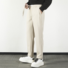 男士夏季韩版潮流直筒百搭春季薄款男生冰丝裤运动裤VS300/P44，男装西裤，星座506