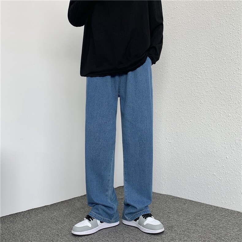 2021百搭潮流长分裤舒适休闲牛仔拖地裤K823-P35,男装休闲裤,星座718-1