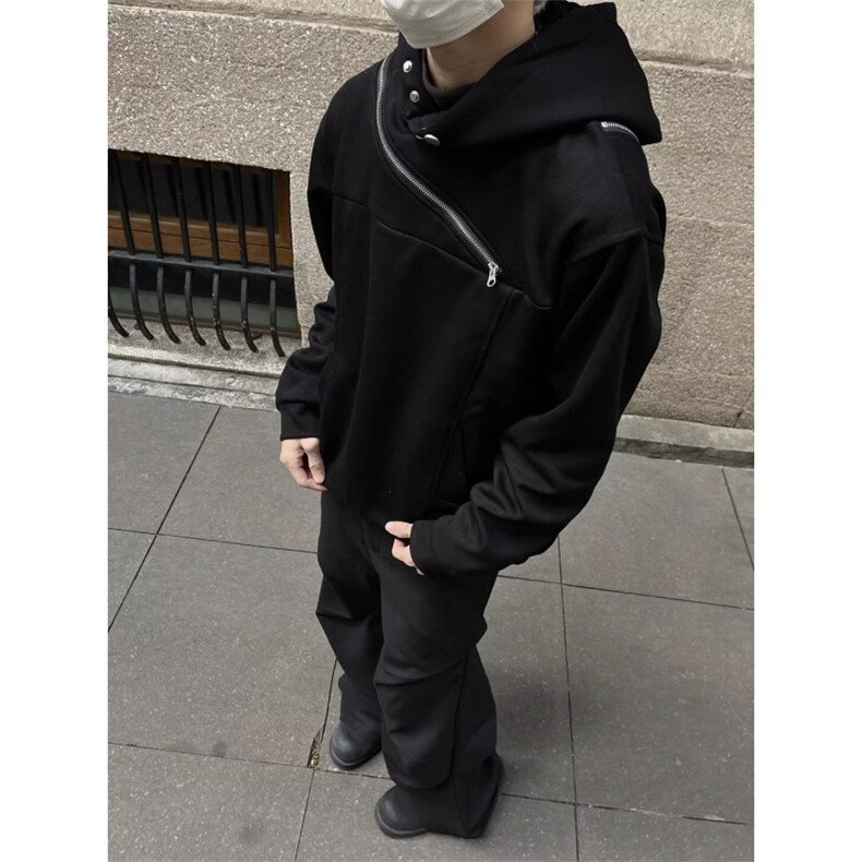 春秋季连帽卫衣-WY11-ins港风宽松潮牌金属装饰百搭上衣-网络图,男装卫衣,星座1002-2