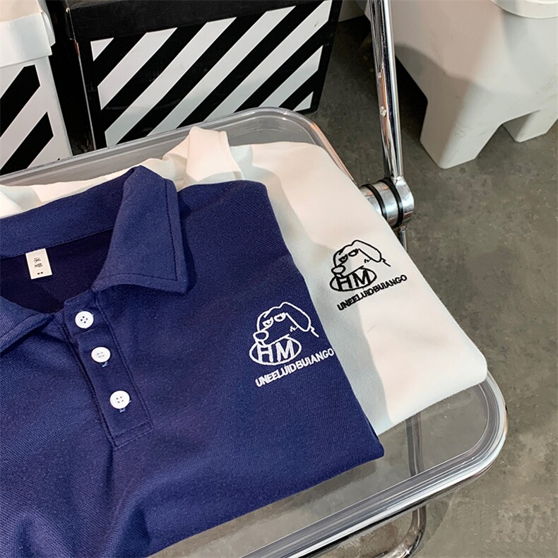 POLO衫男韩版潮流痞子帅气百搭2024春季新款ins宽松卫衣,男装Polo衫,星座412