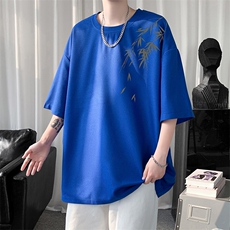华夫格t恤男短袖男大码五分袖大皂风HT73382-P22，男装T恤，电商A040