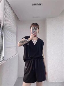 夏季新款休闲套装,女装运动套装,C&B