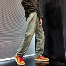 牛仔裤男秋季新款休闲裤高街k595P44，男装牛仔裤，星座1116-2