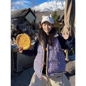 现货 美式宽松双面穿立领加厚马甲MJ01/特P65图片