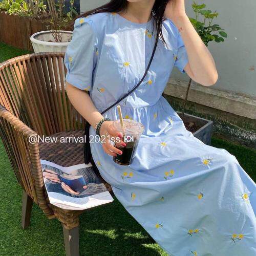 韩系新款韩系刺绣连衣裙，女装连衣裙，Here Bella(5F)