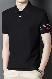 夏季新品中青年休闲体恤衫男士潮流宽松百搭内衣上衣打底衫图片