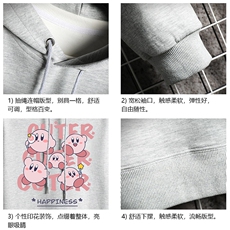 WY2310-P35加绒款-P40纯棉连帽卫衣男大码运动帽衫宽松薄网格，男装卫衣，电商A040A