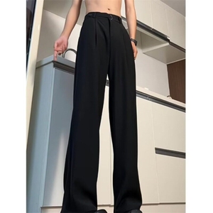 网图现货 美式宽松那不勒直筒垂感西裤K0066/P45图片
