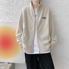 8XL-M摇粒绒外套男奥粒绒加厚羊羔绒卫衣内胆夹克JK1314P68控88，男装夹克，电商D206-1