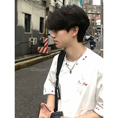 万针全刺绣工艺高品质260克双纱纯棉美式高街短袖T恤特P33，男装T恤，电商A486