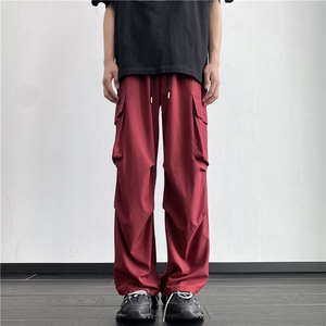 抖音品质夏季新款冰丝大口袋宽松工装裤B315-K24166-特p35控68图片