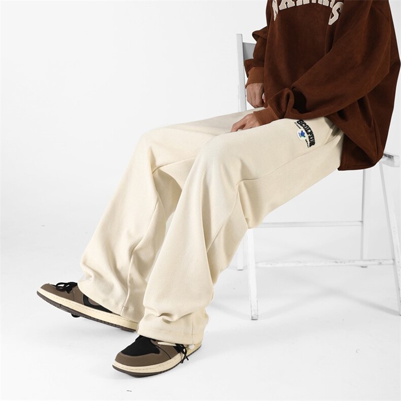 重磅欧棉绒刺绣休闲裤大码无影墙M~5XL XZ604-KG48-P55控68图片