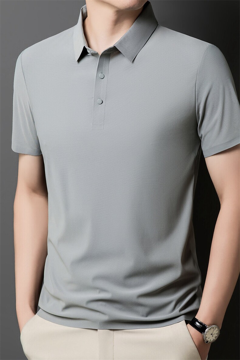 BGW27008春夏男士新款短袖T恤青年修身翻领体恤休闲POLO衫,男装Polo衫,电商B360