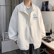 麂皮绒夹克男大码立领褂子外套JK85274-P68加绒款-P78，男装夹克，电商A040