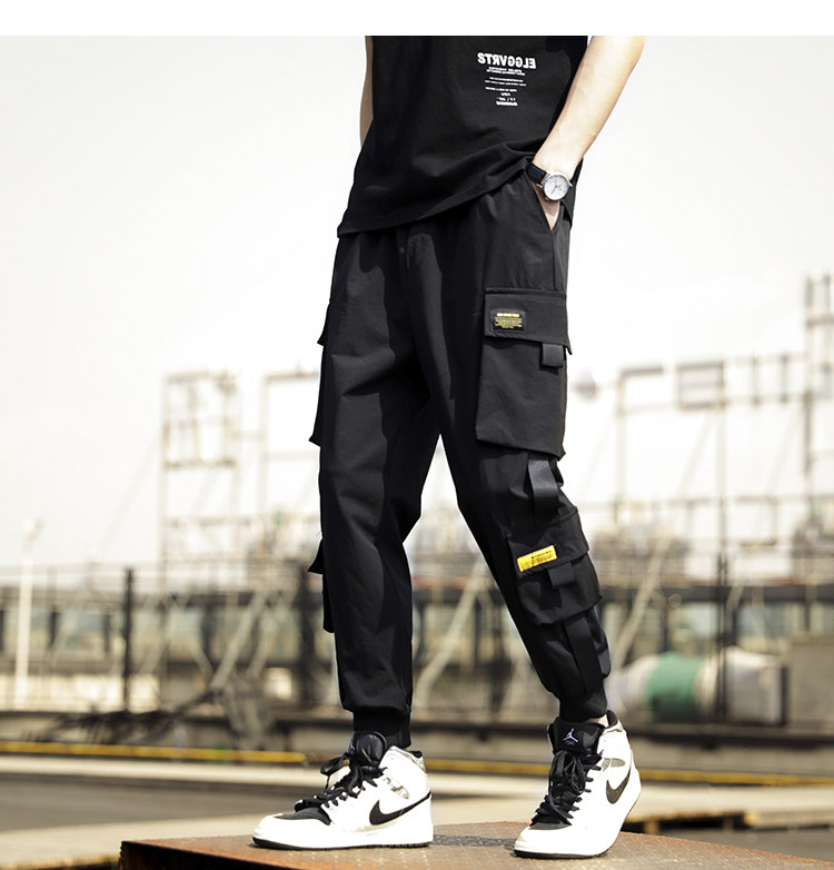 518-K2007休闲裤男日系工装裤男潮流百搭大码男装高品质P50，男装休闲裤，星座507