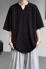 2026短袖男夏季新款港风宽松冰丝T恤T0158-P22，男装T恤，星座214-3