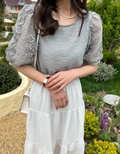 花边袖上衣，其它，唯品