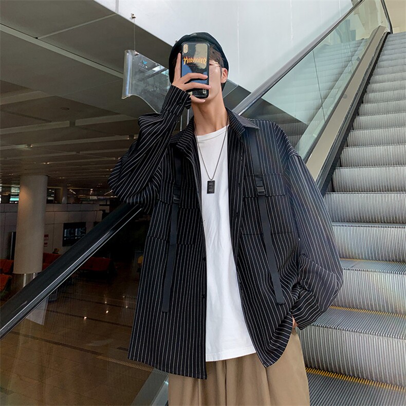 DB239-C时尚条纹衬衫男长袖衬衫春装,男装衬衫,星座514-2(原B239)