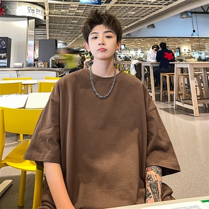 经典款式复古时尚休闲T恤韩系松弛风简约基础款上衣HY33TP16图片