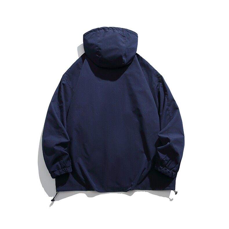 外27-2GANYOU日系防泼水贴标拉链袋连帽冲锋衣JK21-P125,男装夹克,新杭派外27-2
